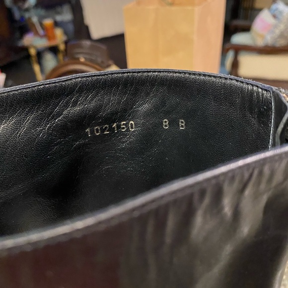 TOM FORD GUCCI BLACK HORSE-BIT TIE BOOTS - Picture 4 of 7